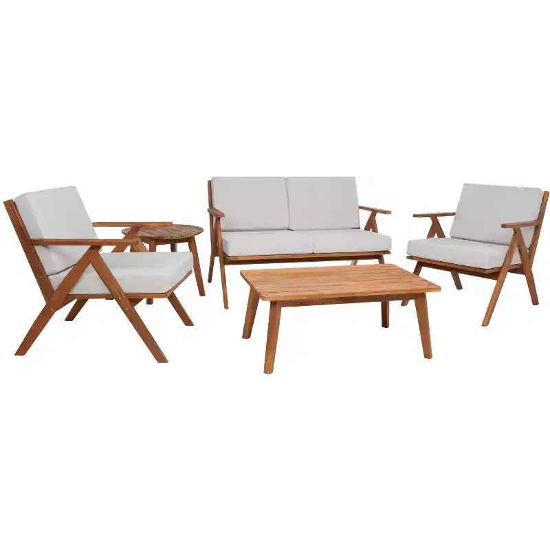 Set da soggiorno Dryad 5 pezzi - Interno/Esterno - PAT7306 - Safavieh