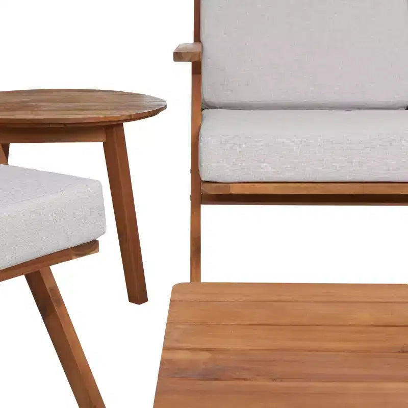 Set da soggiorno Dryad 5 pezzi - Interno/Esterno - PAT7306 - Safavieh