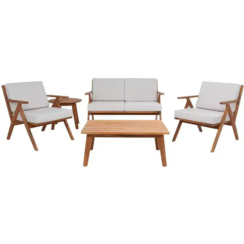 Set da soggiorno Dryad 5 pezzi - Interno/Esterno - PAT7306 - Safavieh