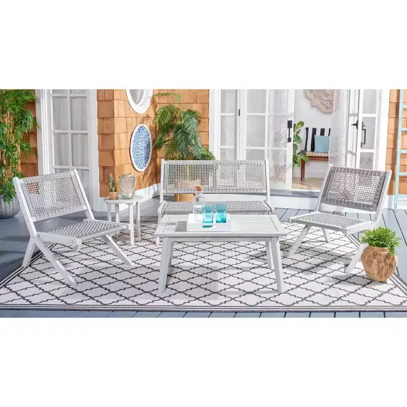 Set da Soggiorno Kobina 5 Pezzi - Interno/Esterno - PAT7314 - Safavieh