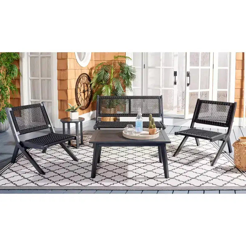 Set da Soggiorno Kobina 5 Pezzi - Interno/Esterno - PAT7314 - Safavieh