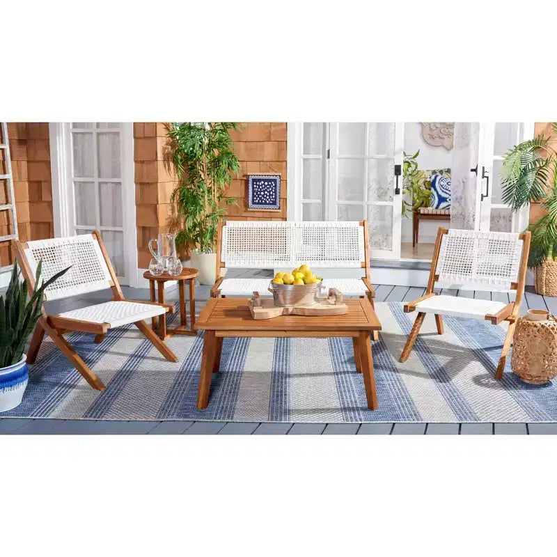 Set da Soggiorno Kobina 5 Pezzi - Interno/Esterno - PAT7314 - Safavieh