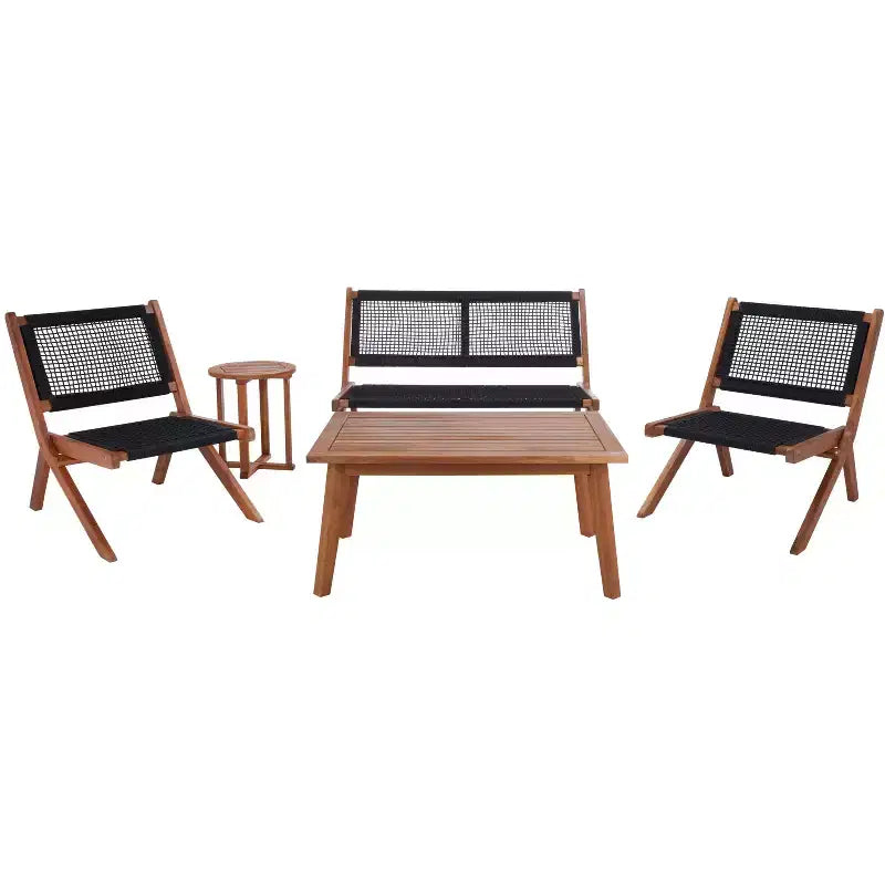 Set da Soggiorno Kobina 5 Pezzi - Interno/Esterno - PAT7314 - Safavieh
