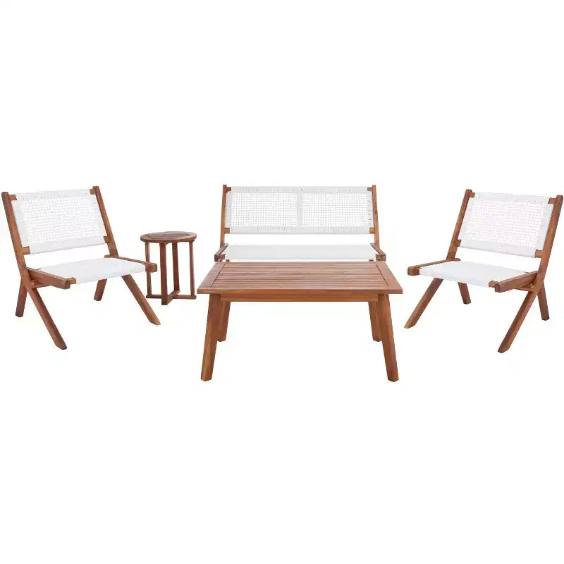 Set da Soggiorno Kobina 5 Pezzi - Interno/Esterno - PAT7314 - Safavieh