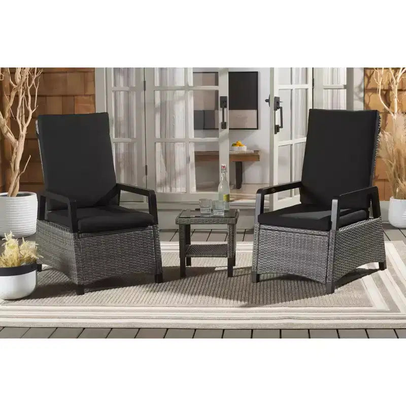 Set da 3 pezzi poltrona reclinabile Herman - Per interni/esterni - PAT7540 - Safavieh