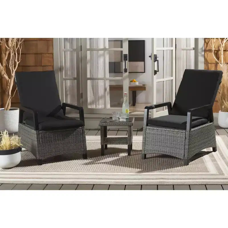 Set da 3 pezzi poltrona reclinabile Herman - Per interni/esterni - PAT7540 - Safavieh