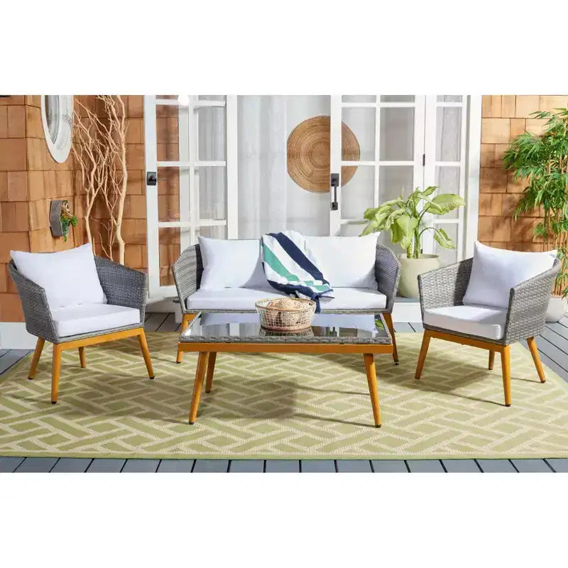 Set Salotto 4 Pezzi Malsor - Interno/Esterno - PAT7529 - Safavieh