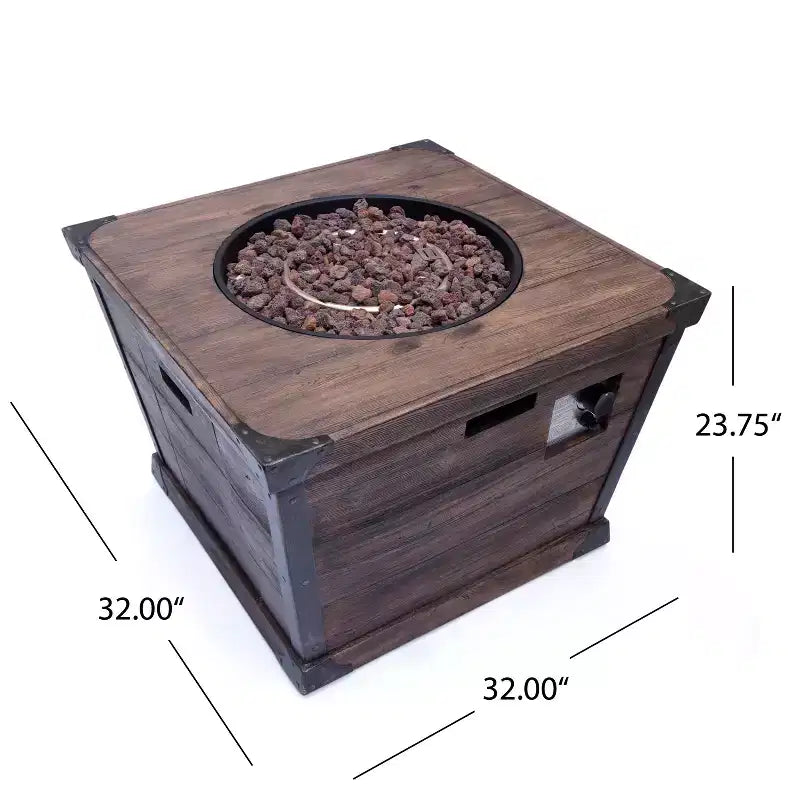 Christopher Knight Home Maaroaro Set da 5 Pezzi per Esterno con Poltrone Girevoli Club in Vimini e Focolare con Cuscini, Marrone/Beige