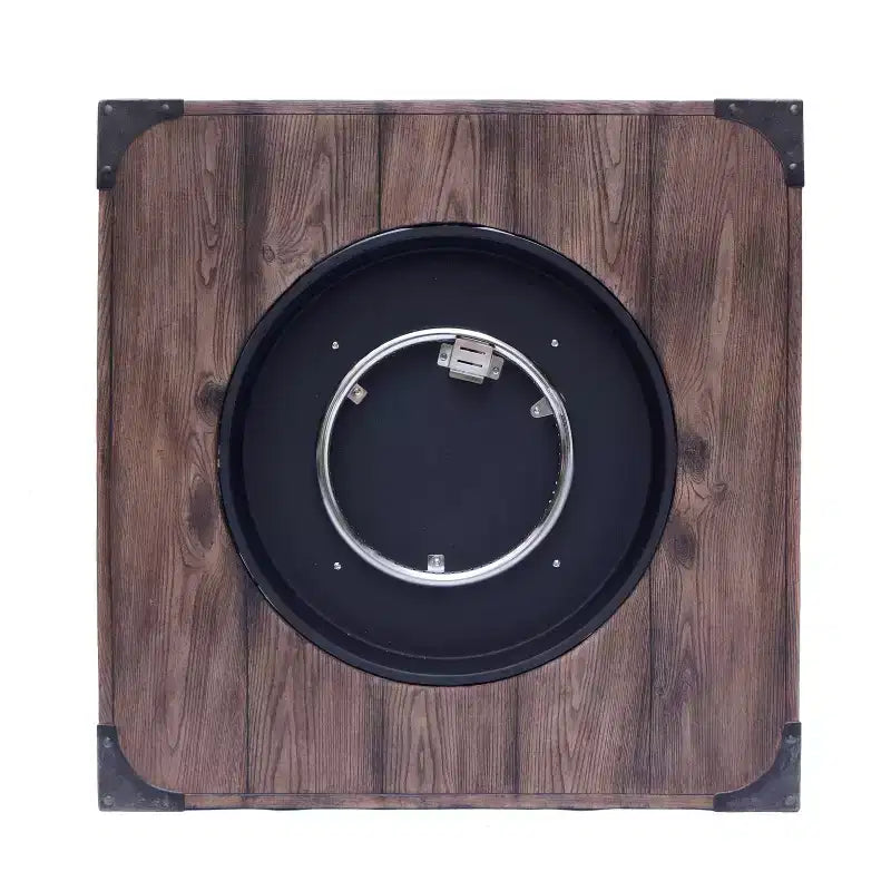 Christopher Knight Home Maaroaro Set da 5 Pezzi per Esterno con Poltrone Girevoli Club in Vimini e Focolare con Cuscini, Marrone/Beige