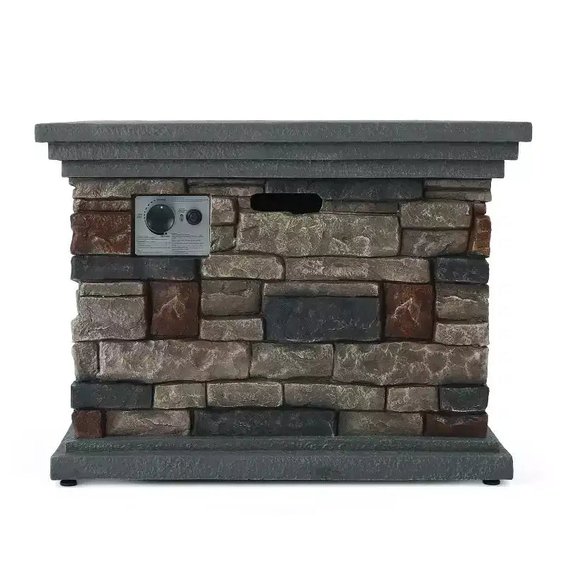 Christopher Knight Home Malvern Set da 5 Pezzi con Poltrone Club da Esterno in Vimini e Braciere con Cuscini