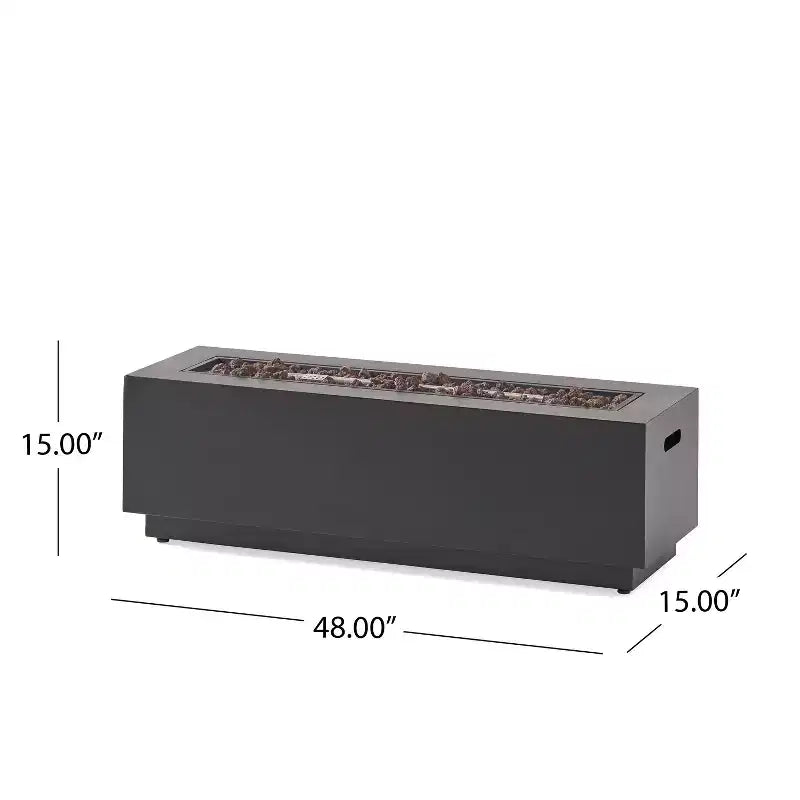 Christopher Knight Home Khaden Set salotto da esterno in vimini a 4 posti con braciere