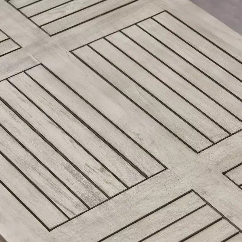 Set di divano a 3 posti e tavolino Christopher Knight Home Sewell in legno di acacia e vimini da esterno
