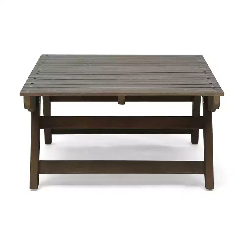 Christopher Knight Home Sedona Set da conversazione da esterno a 4 posti in legno di acacia con cuscini
