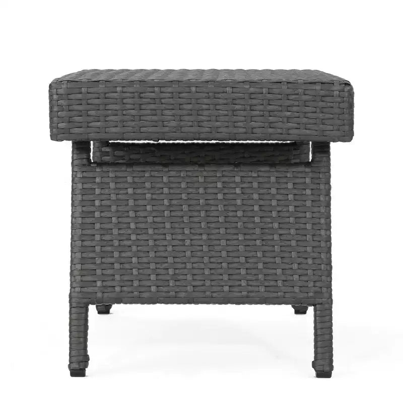 GDFStudio Soleil Set Salotto da Esterno in Vimini 3 Pezzi con Chaise Longue Braccioli Regolabili