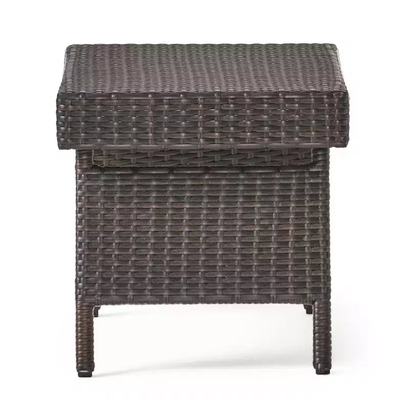 GDFStudio Soleil Set Salotto da Esterno in Vimini 3 Pezzi con Chaise Longue Braccioli Regolabili