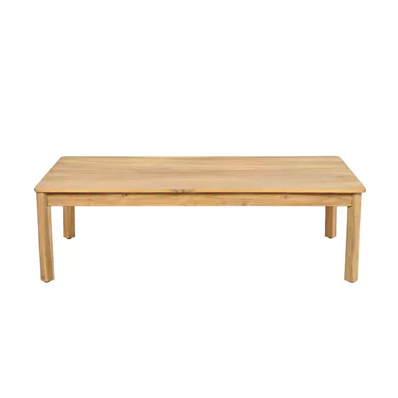 Christopher Knight Home Gilda Set da salotto con divanetto e tavolino in legno di acacia e corda intrecciata per patio
