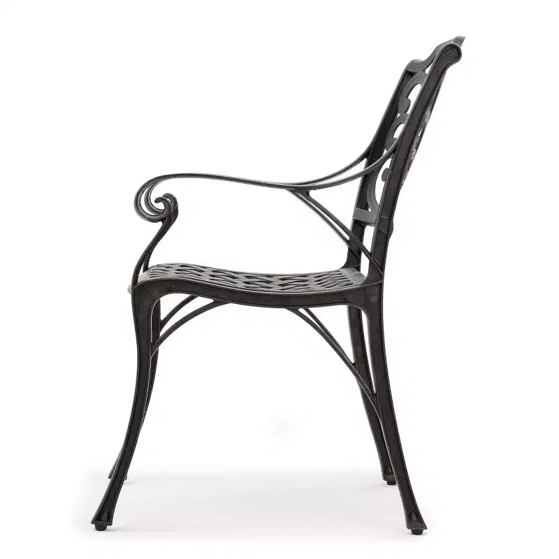 Christopher Knight Home Lola Set salotto da esterno 3 pezzi in alluminio, bronzo