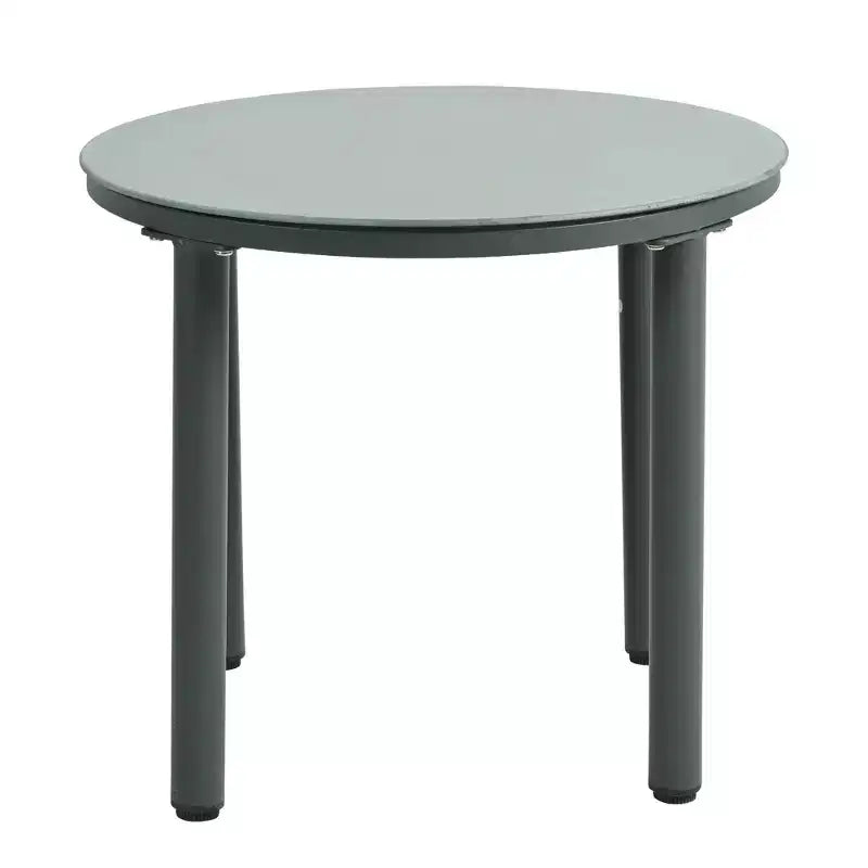 Set divano da esterno semicircolare 6 pezzi Whisen con 2 tavolini da caffè e 4 cuscini, componibile in rattan PE