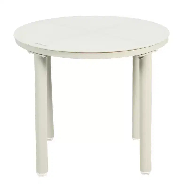 Set divano da esterno semicircolare 6 pezzi Whisen con 2 tavolini da caffè e 4 cuscini, componibile in rattan PE
