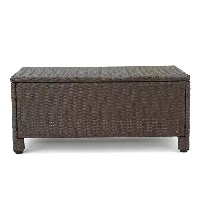 Christopher Knight Home Puerta, Set Salotto da Esterno a 4 Posti in Vimini con Cuscini