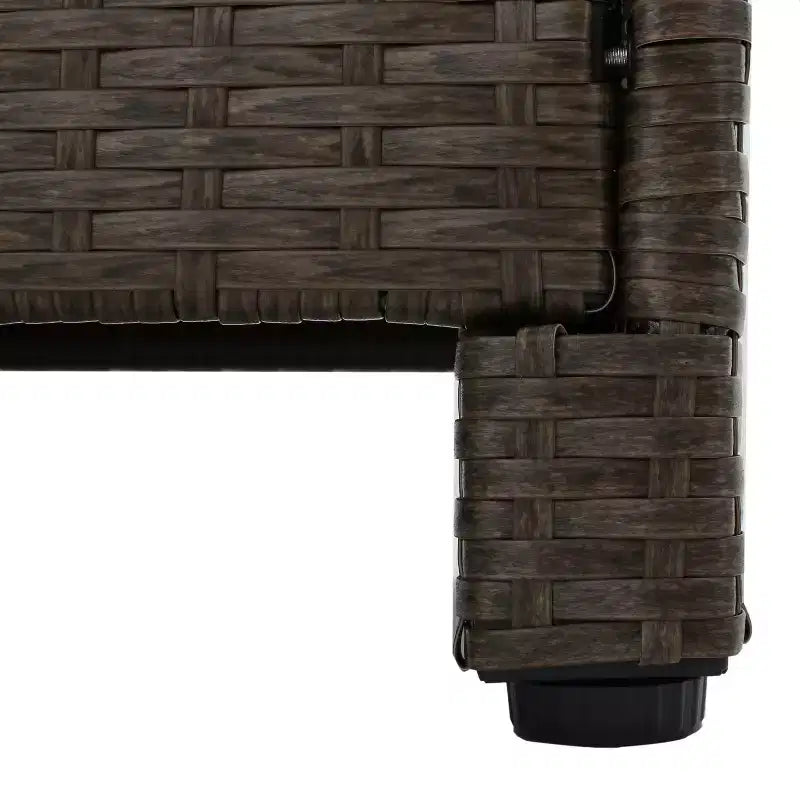 Christopher Knight Home Puerta, Set Salotto da Esterno a 4 Posti in Vimini con Cuscini