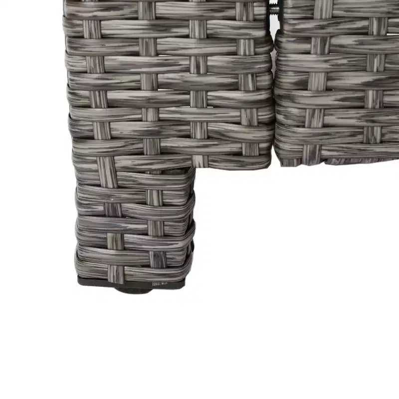 Christopher Knight Home Puerta, Set Salotto da Esterno a 4 Posti in Vimini con Cuscini