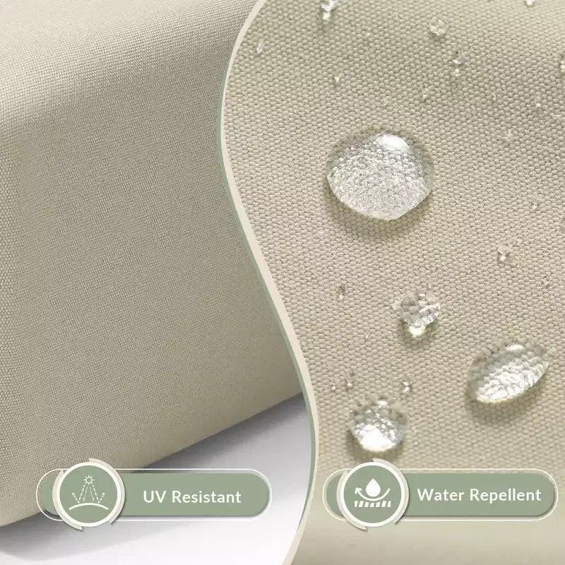 WestinTrends Avalon Set Divano Sezionale Modulare da Esterno a 6 Pezzi, Grigio/Marrone