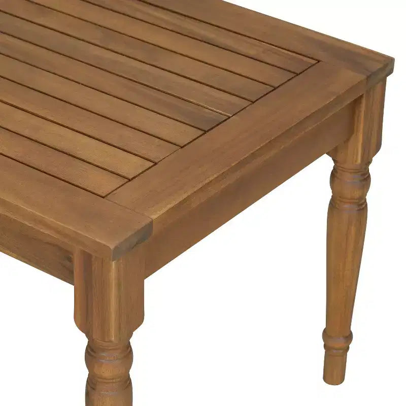 Christopher Knight Home Pendry set da conversazione da esterno in 2 pezzi in legno di acacia con cuscini resistenti all'acqua