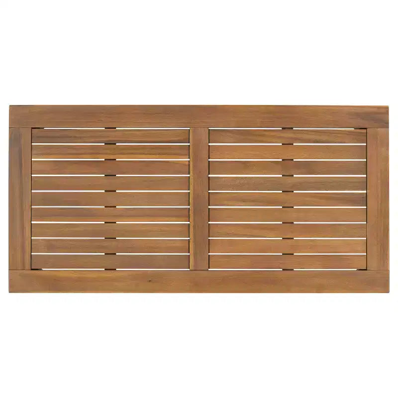 Christopher Knight Home Pendry set da conversazione da esterno in 2 pezzi in legno di acacia con cuscini resistenti all'acqua