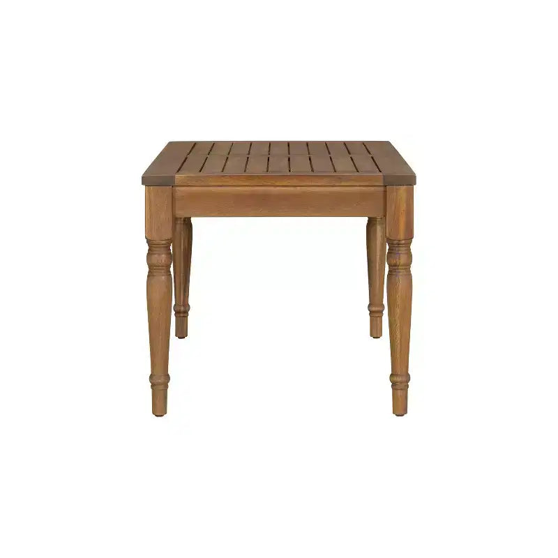 Christopher Knight Home Pendry set da conversazione da esterno in 2 pezzi in legno di acacia con cuscini resistenti all'acqua