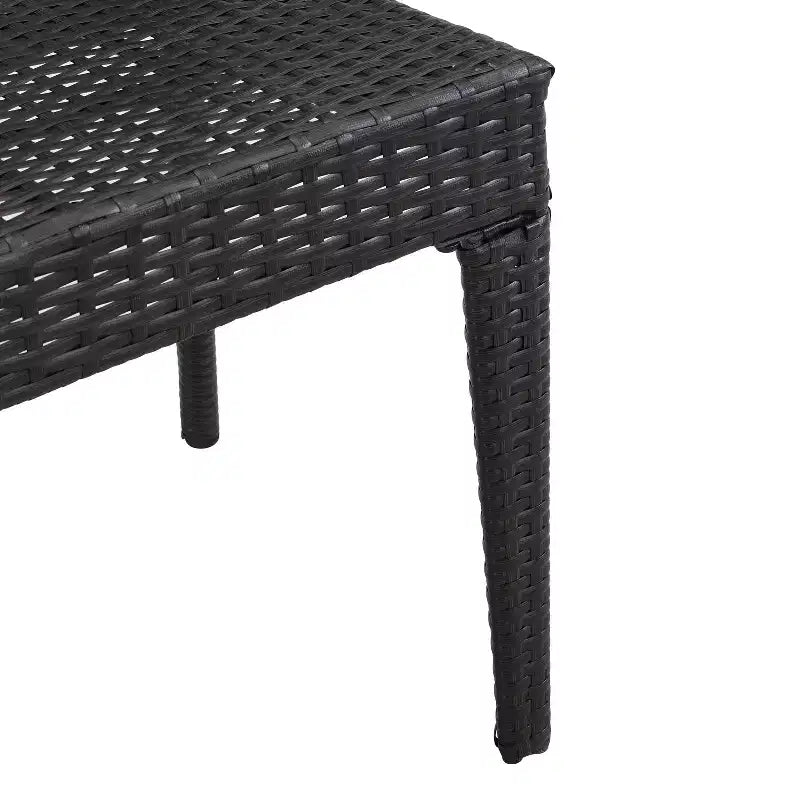Christopher Knight Home Oleander Set Salotto 3 Pezzi Impilabile in Vimini per Esterni, Marrone Multicolore