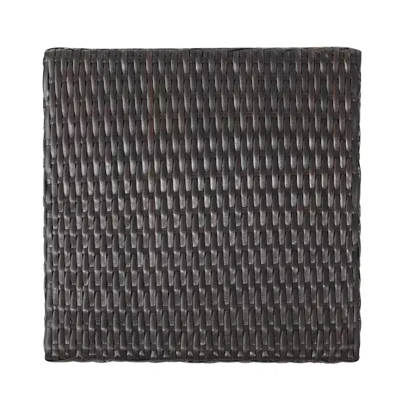 Christopher Knight Home Oleander Set Salotto 3 Pezzi Impilabile in Vimini per Esterni, Marrone Multicolore