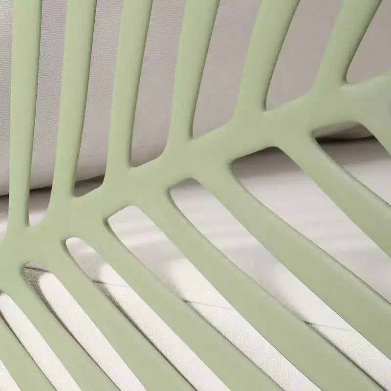 WestinTrends Playa Moderno Set Salotto da Esterno Sezionale a L Modulare a 4 Pezzi in Resina Polipropilene, Verde