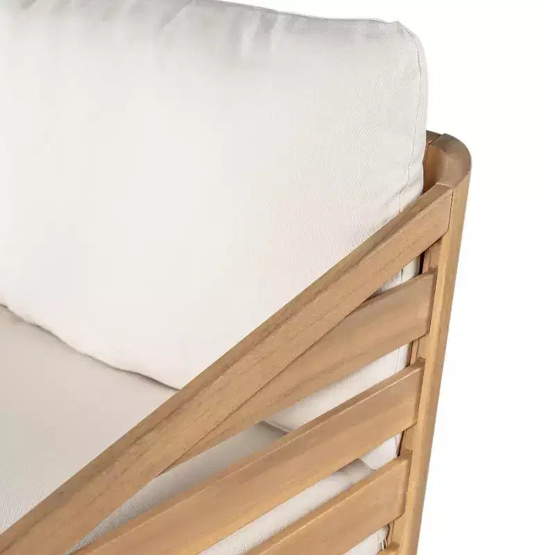 Christopher Knight Home Yantic Set da Salotto Moderno da Esterno a 4 Pezzi in Legno di Acacia con Cuscini Idrorepellenti
