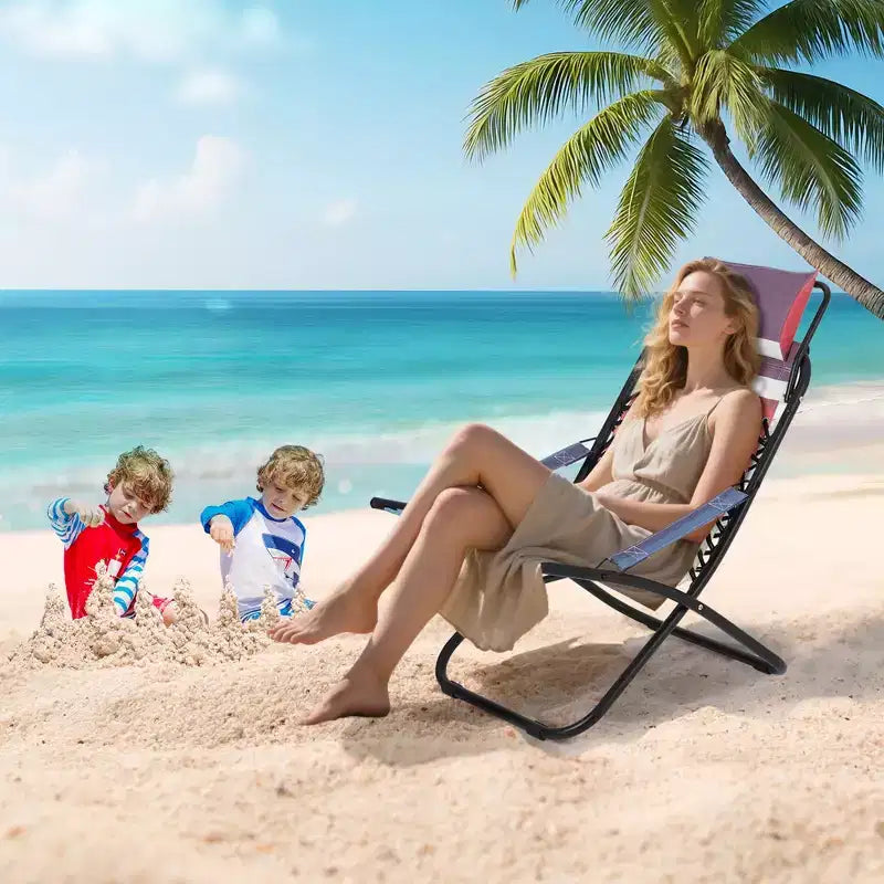 Sedia da campeggio, sedia da spiaggia portatile, sedia pieghevole, per spiaggia, cortile, picnic, viaggio