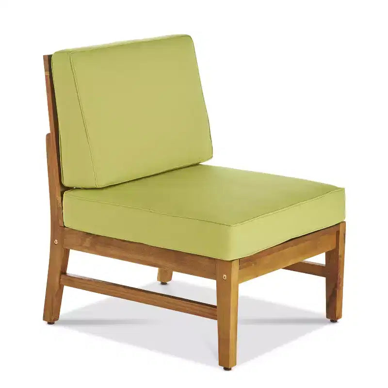 Christopher Knight Home Perla set da conversazione per esterni a 8 posti in legno di acacia con cuscini