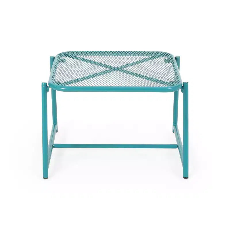Christopher Knight Home Bucknell Set da 3 Pezzi da Conversazione Moderno in Metallo per Esterni
