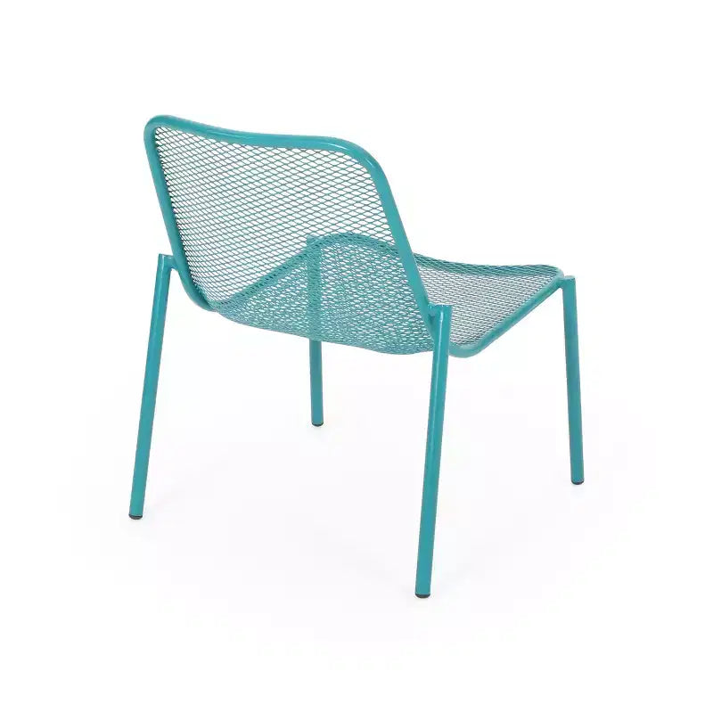 Christopher Knight Home Bucknell Set da 3 Pezzi da Conversazione Moderno in Metallo per Esterni