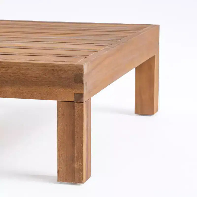 Christopher Knight Home Oana Set Divano Sezionale da Esterno a 8 Posti in Legno di Acacia con Cuscini