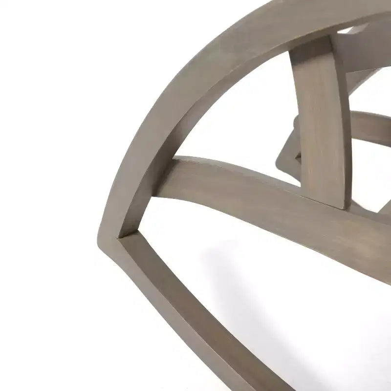 Christopher Knight Home Sunview Set da 3 Pezzi per Conversazione con Sedia a Dondolo Reclinabile in Legno di Acacia per Esterni
