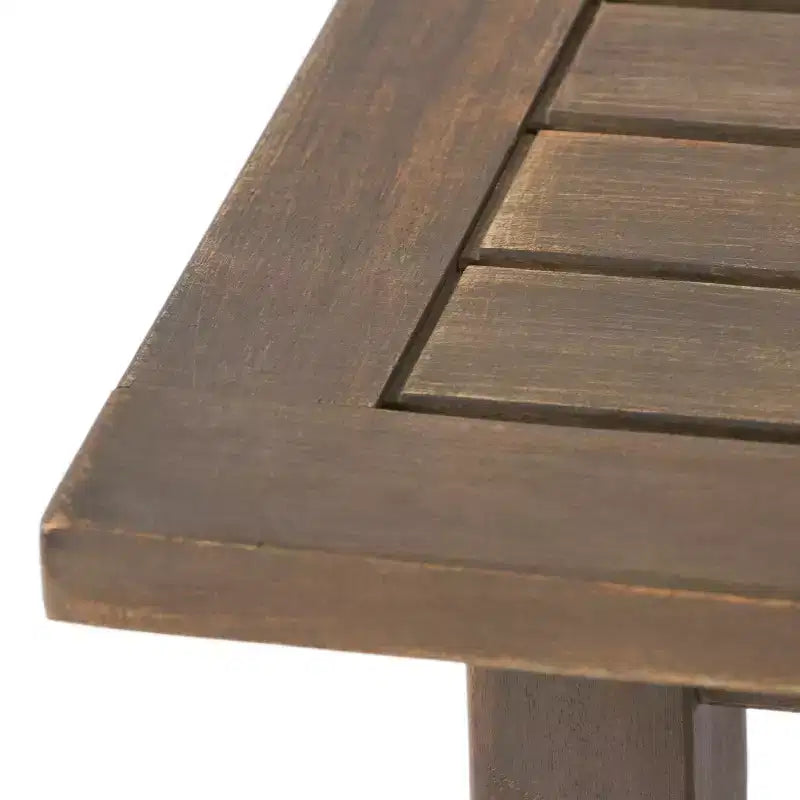 Christopher Knight Home Sunview Set da 3 Pezzi per Conversazione con Sedia a Dondolo Reclinabile in Legno di Acacia per Esterni