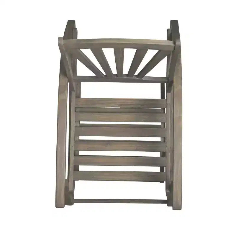 Christopher Knight Home Sunview Set da 3 Pezzi per Conversazione con Sedia a Dondolo Reclinabile in Legno di Acacia per Esterni
