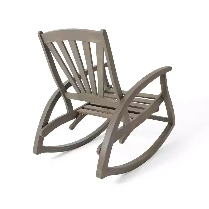 Christopher Knight Home Sunview Set da 3 Pezzi per Conversazione con Sedia a Dondolo Reclinabile in Legno di Acacia per Esterni
