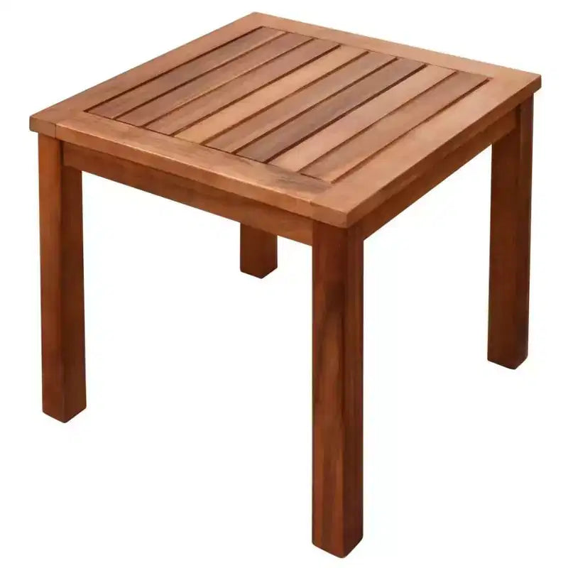 vidaXL Set mobili da giardino 9 pz in legno di acacia marrone pieghevole