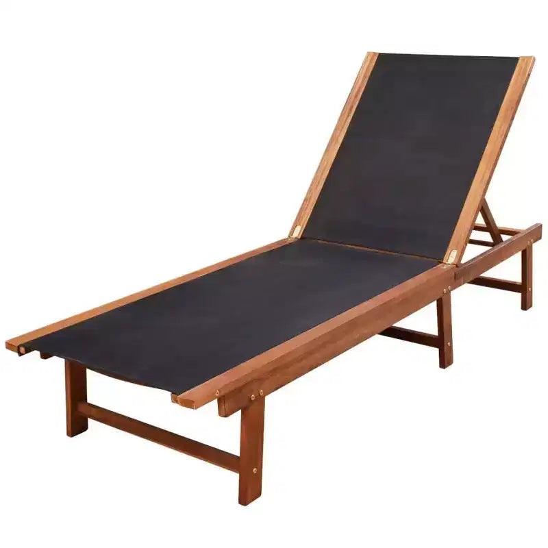 vidaXL Set mobili da giardino 9 pz in legno di acacia marrone pieghevole