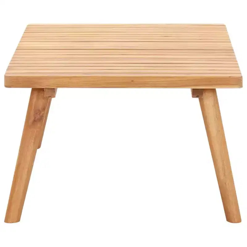 vidaXL Set Lounge da Giardino a 4 Pezzi - Mobili da Esterno in Legno Massello di Acacia con Cuscini e Tavolino da Caffè per Giardino, Terrazza, Patio.