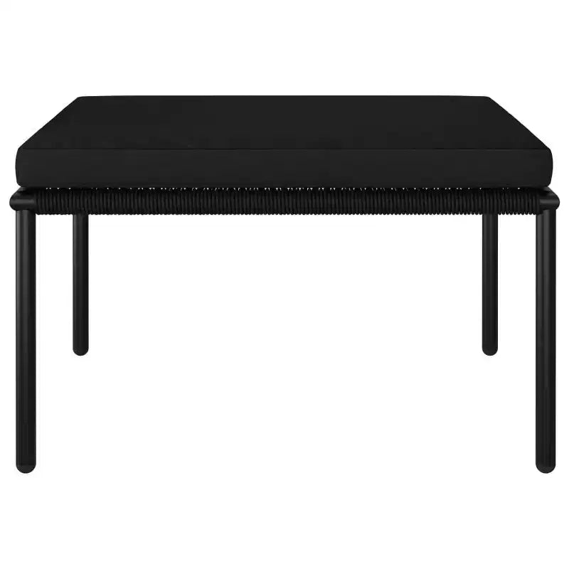 vidaXL Salotto da Giardino Nero e Antracite