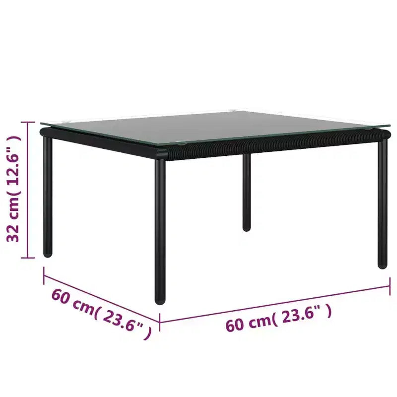 vidaXL Set da Salotto da Esterno a 6 Pezzi con Cuscini - Set di Mobili Modulari Neri in PVC con Telaio in Acciaio - Ideale per Giardino, Patio e Spazi Esterni