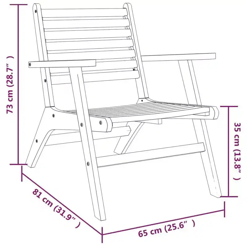 vidaXL Sedie da Giardino 2 pz in Legno Massello di Acacia - Sedie da Pranzo in Legno Marrone - Resistenti e Facili da Pulire - Sedie Relax per Giardino, Patio, Terrazza.