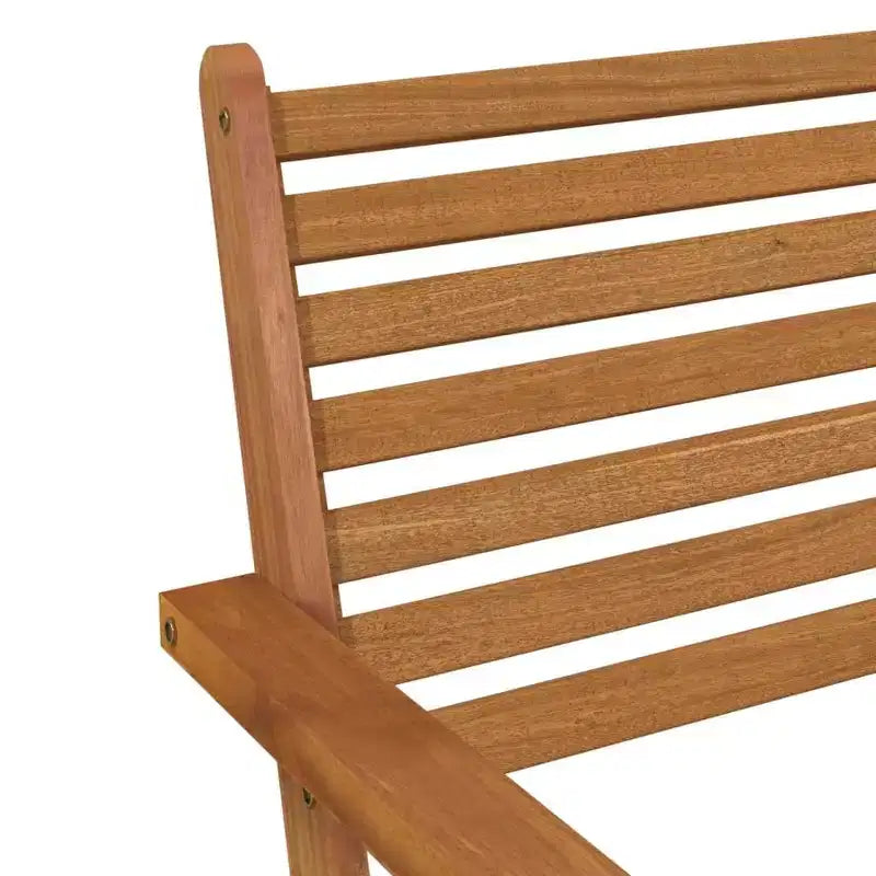 vidaXL Sedie da Giardino 2 pz in Legno Massello di Acacia - Sedie da Pranzo in Legno Marrone - Resistenti e Facili da Pulire - Sedie Relax per Giardino, Patio, Terrazza.